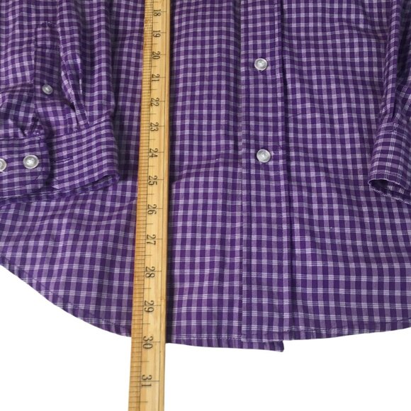 Louisiana State Tigers Shirt Mens Large Purple NCAA College LSU Button Down - Picture 8 of 14